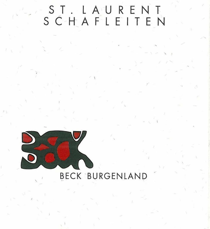 Judith Beck Schafleiten Saint Laurent 2008 Front Label