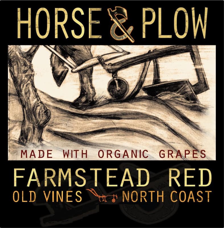 Horse & Plow Winery Farmstead 2012 Front Label