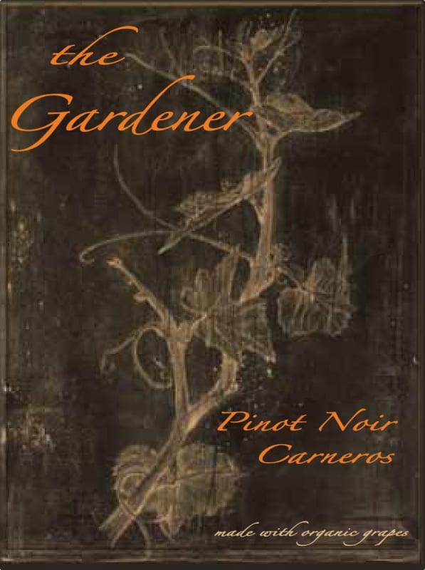 Horse & Plow Winery The Gardener Pinot Noir 2013 Front Label