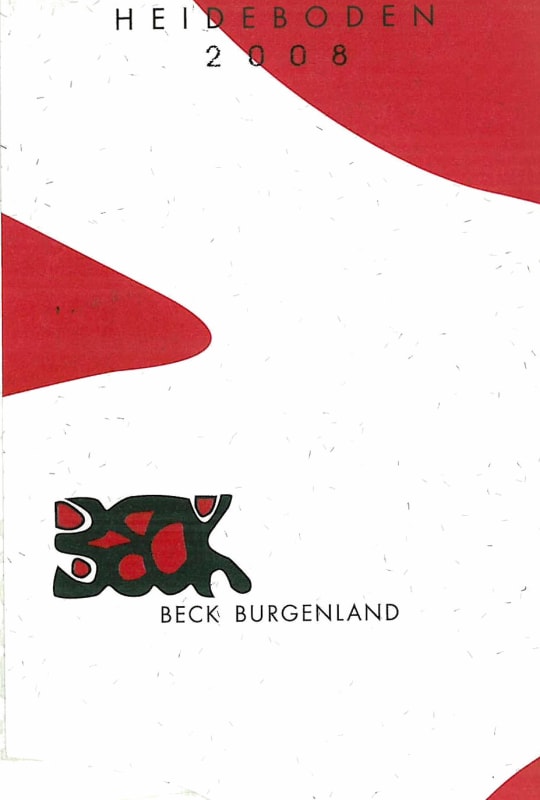 Judith Beck Heideboden 2008 Front Label