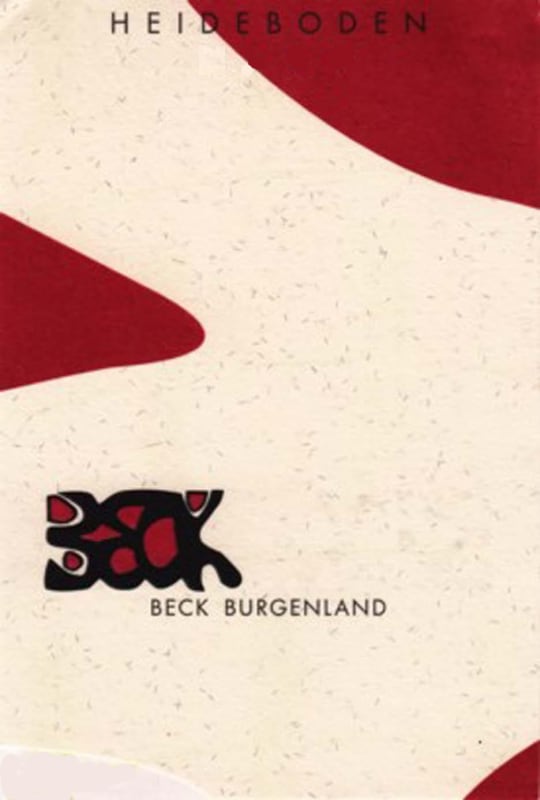 Judith Beck Heideboden 2010 Front Label