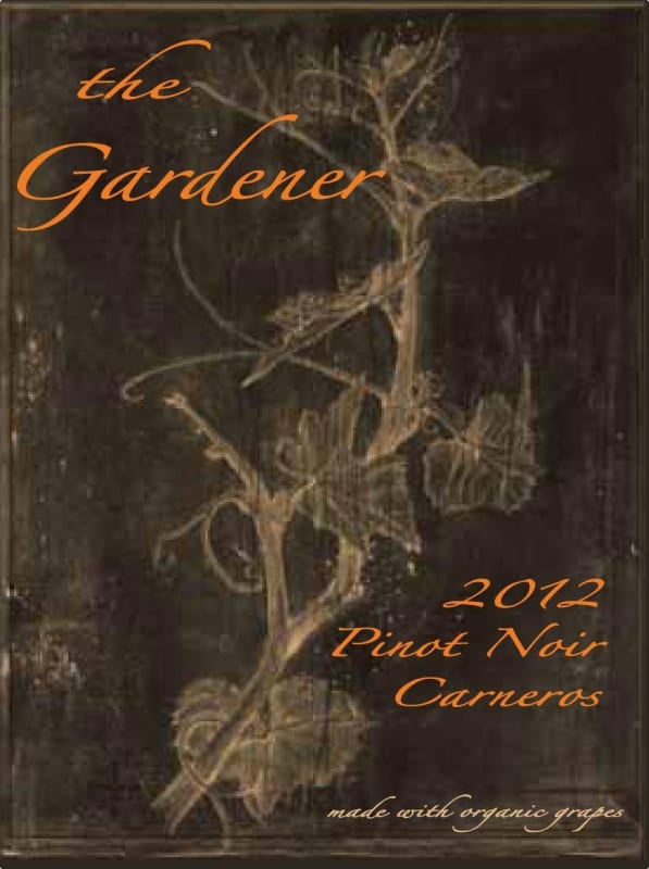 Horse & Plow Winery The Gardener Pinot Noir 2012 Front Label