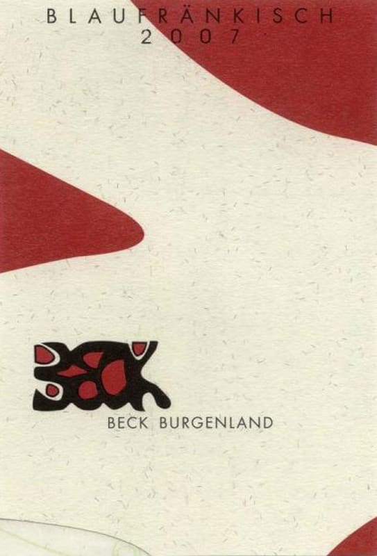 Judith Beck Blaufrankisch 2007 Front Label