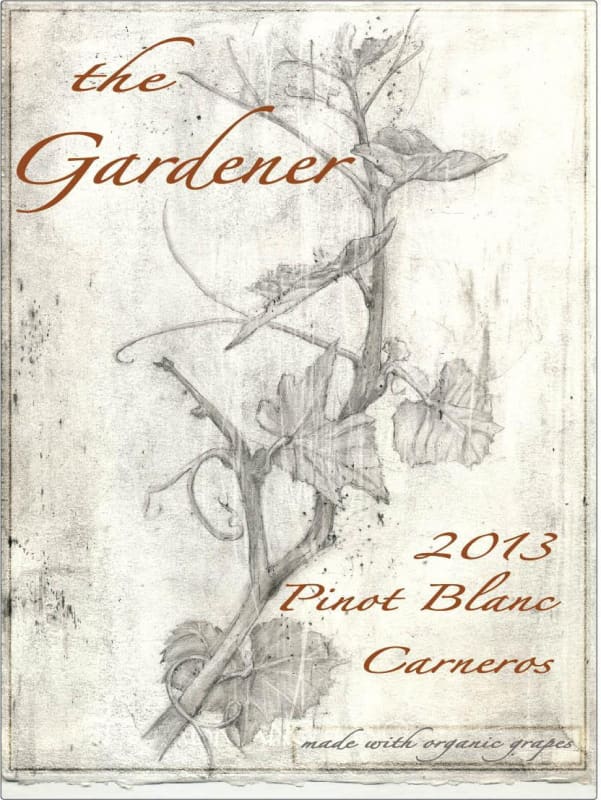 Horse & Plow Winery The Gardener Pinot Blanc 2013 Front Label