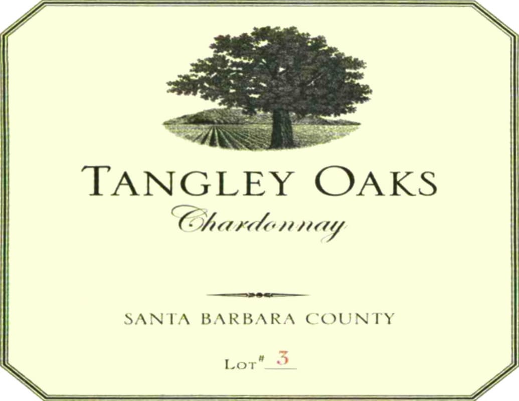 Tangley Oaks Sonoma Coast Chardonnay 2007 Front Label