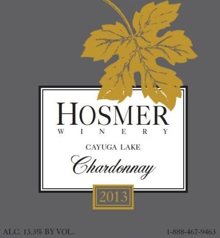 Hosmer Winery Chardonnay 2013 Front Label