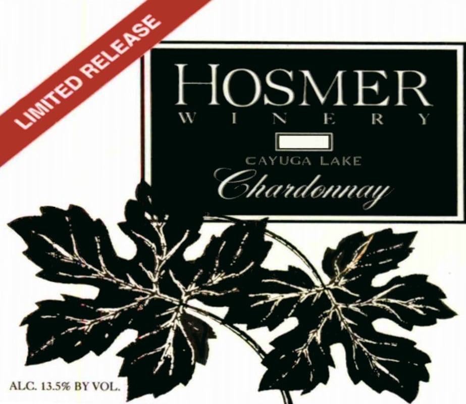 Hosmer Winery Limited Release Chardonnay 2012 Front Label