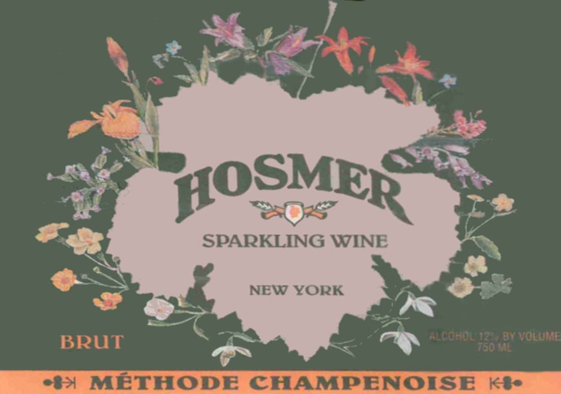 Hosmer Winery Sparkling Wine 2003 Front Label