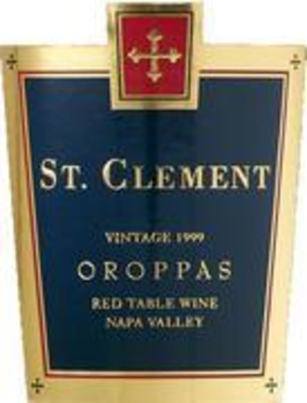 St. Clement Oroppas 1999 Front Label