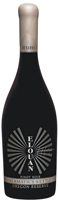Elouan Klamath's Kettle Reserve Pinot Noir 2016 Front Bottle Shot