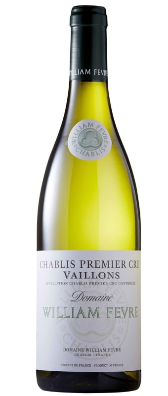 William Fevre Chablis Vaillons Premier Cru 2016 Front Bottle Shot