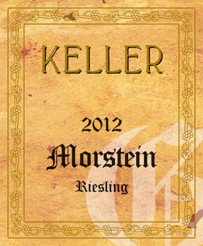 Weingut Keller Westhofener Morstein Grosses Gewachs Riesling 2012 Front Label