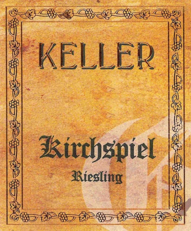 Weingut Keller Westhofener Kirchspiel Grosses Gewachs Riesling 2013 Front Label