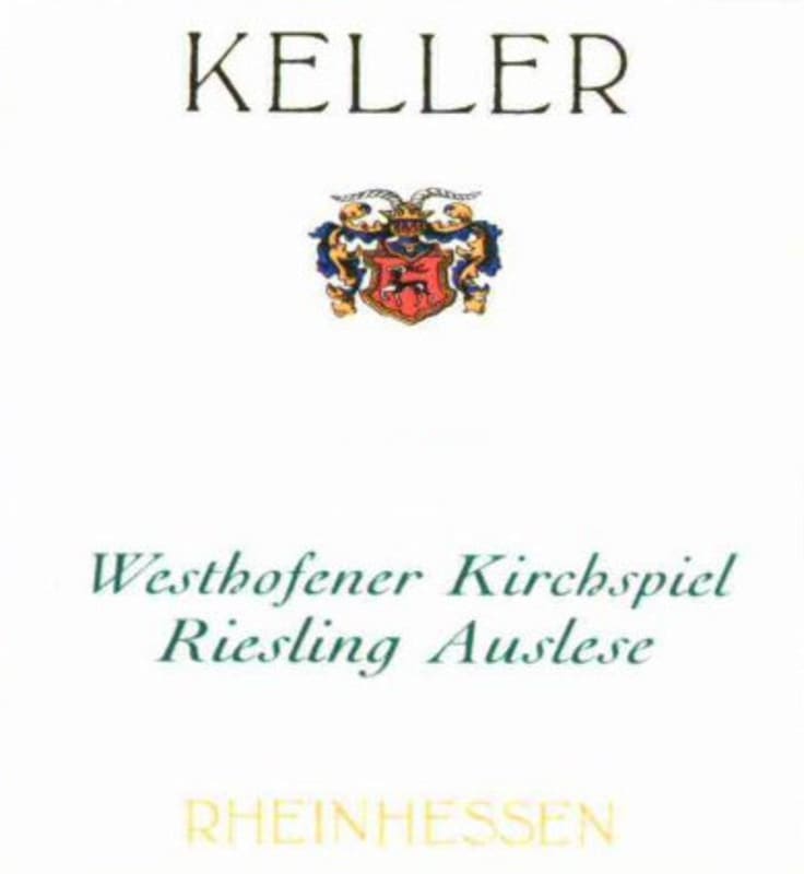 Weingut Keller Westhofener Kirchspiel Auslese Riesling 2006 Front Label