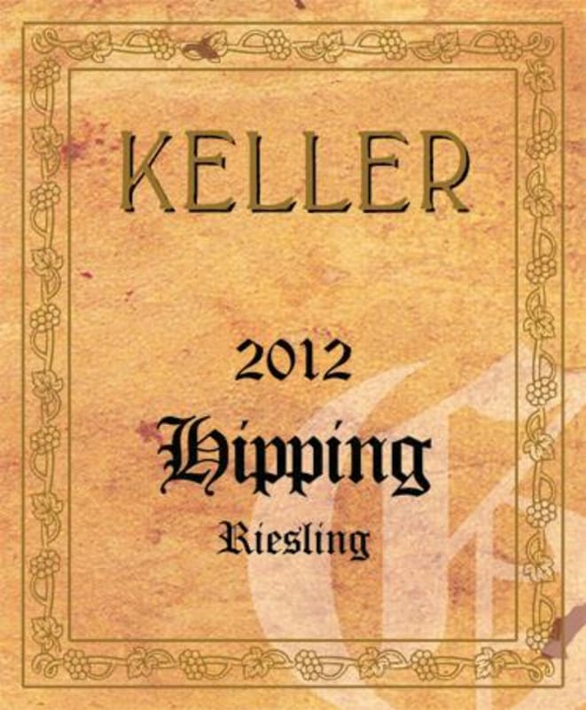 Weingut Keller Niersteiner Hipping Grosses Gewachs Riesling 2012 Front Label