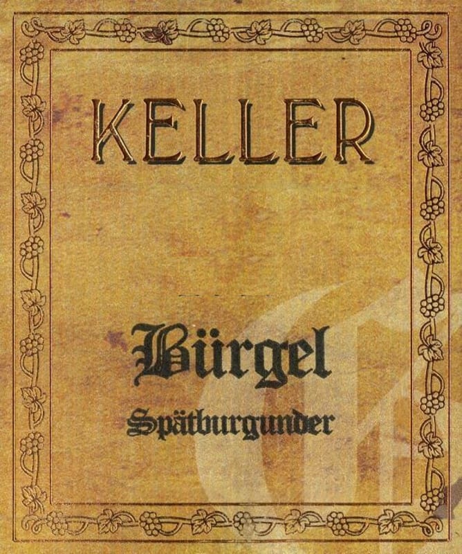 Weingut Keller Dalsheimer Burgel Spatburgunder Grosses Gewachs 2011 Front Label
