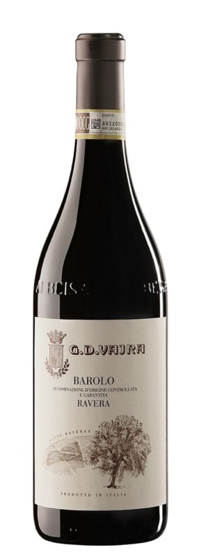 G.D. Vajra Barolo Ravera 2013 Front Bottle Shot