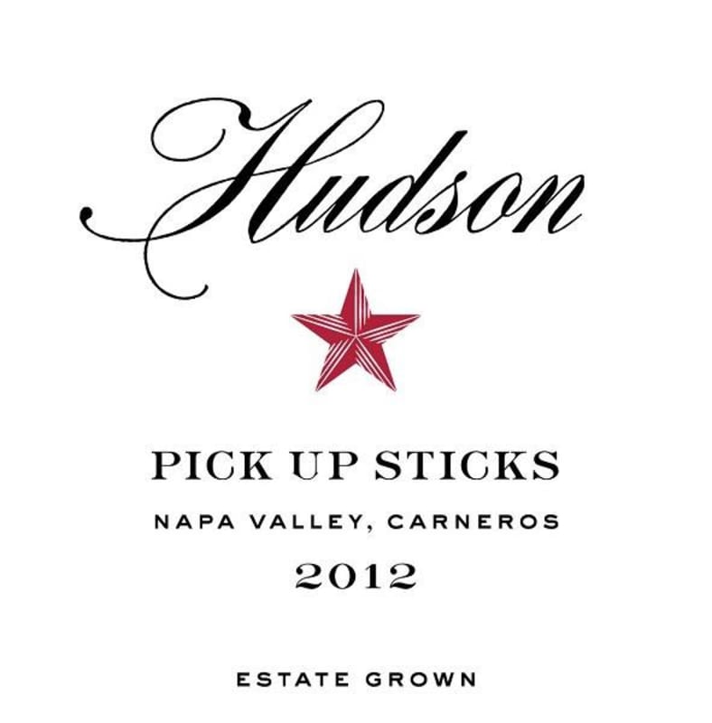 Hudson Pick Up Sticks Red 2012 Front Label