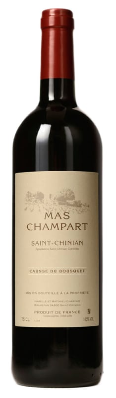 Mas Champart Saint-Chinian Causse du Bousquet 2015 Front Bottle Shot