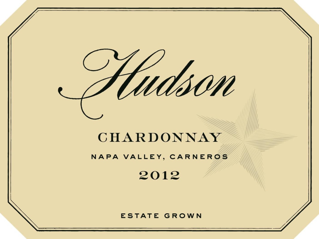 Hudson Chardonnay 2012 Front Label