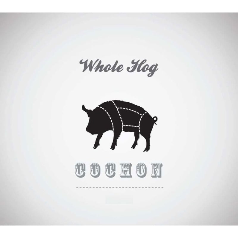 Cochon Whole Hog 2015 Front Label