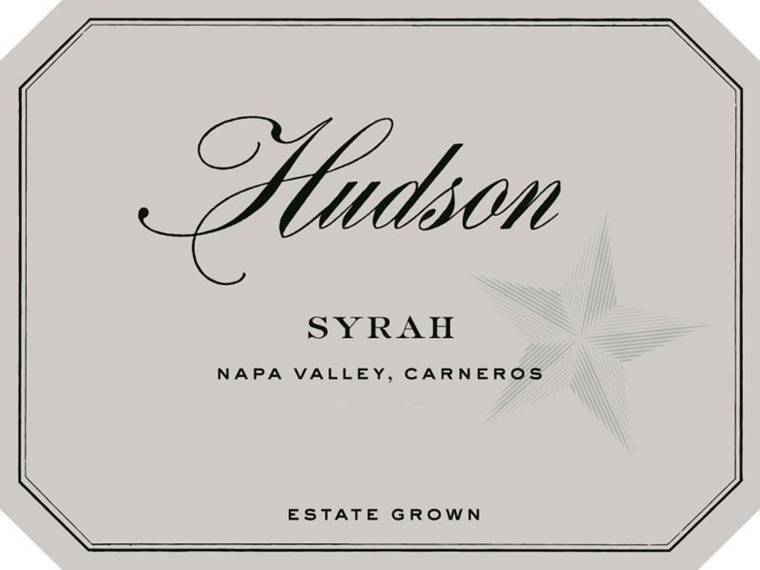 Hudson Syrah 2013 Front Label