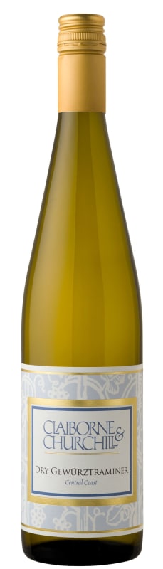 Claiborne & Churchill Dry Gewurztraminer 2017 Front Bottle Shot