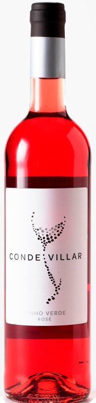 Conde Villar Vinho Verde Rose 2016 Front Bottle Shot