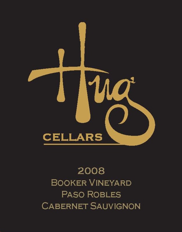 Hug Cellars Booker Vineyard Cabernet Sauvignon 2008 Front Label