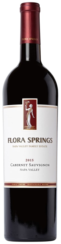 Flora Springs Napa Valley Cabernet Sauvignon 2015 Front Bottle Shot