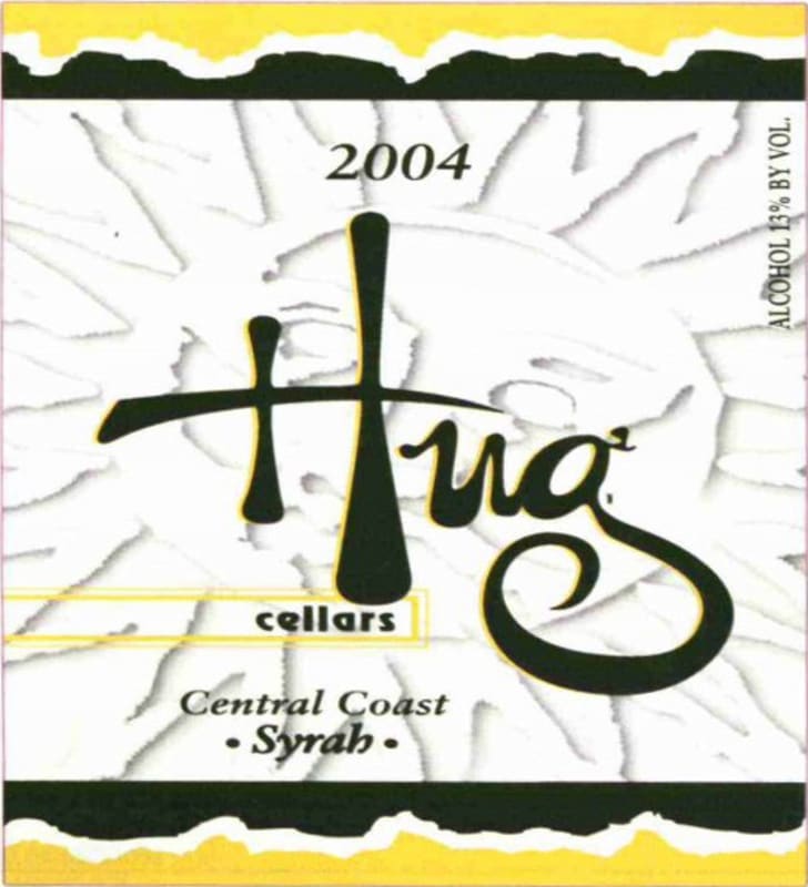 Hug Cellars Syrah 2004 Front Label