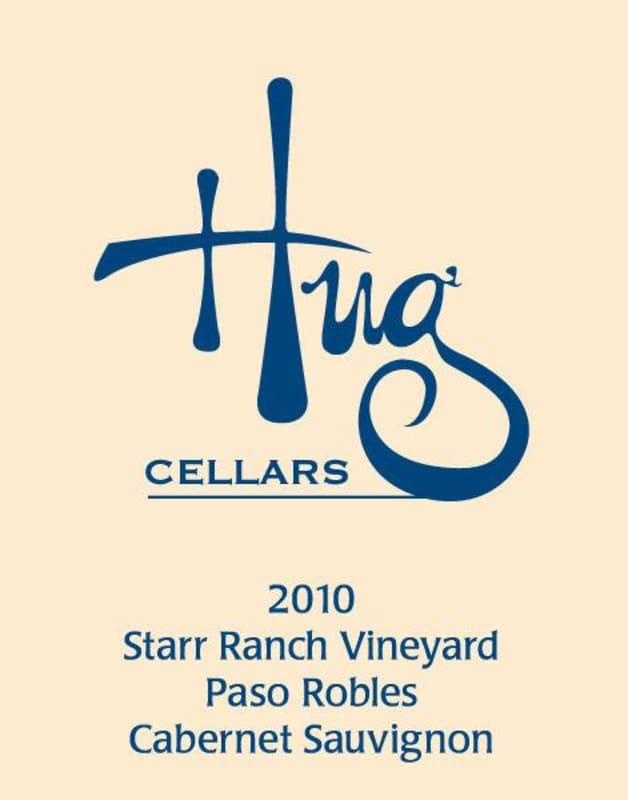 Hug Cellars Starr Ranch Vineyard Cabernet Sauvignon 2010 Front Label