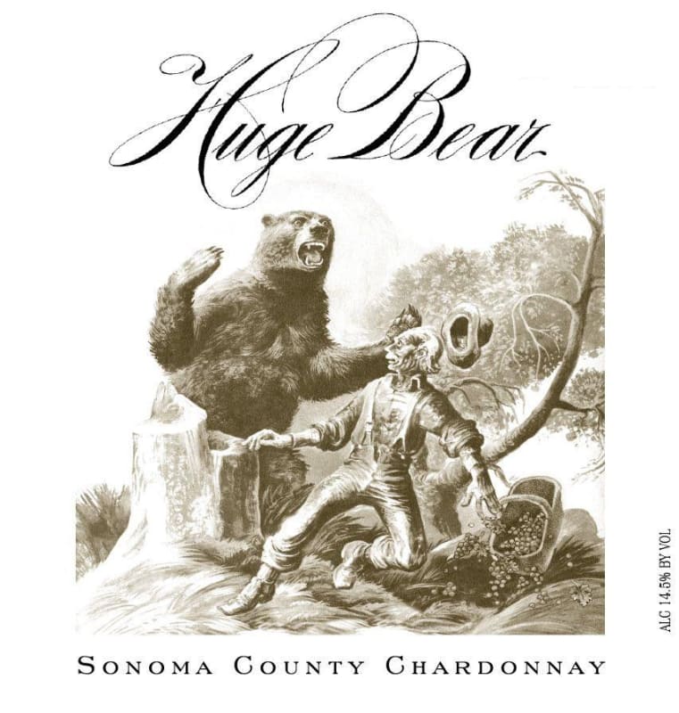 Huge Bear Chardonnay 2012 Front Label
