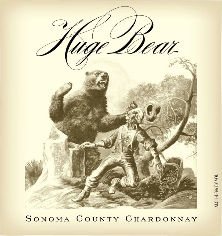 Huge Bear Chardonnay 2010 Front Label