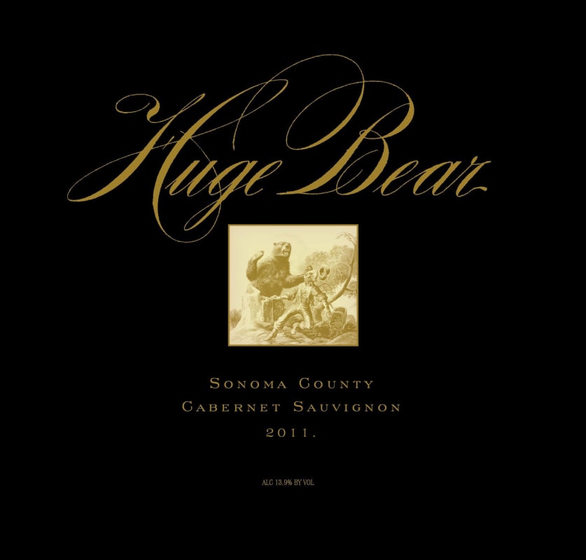 Huge Bear Cabernet Sauvignon 2011 Front Label