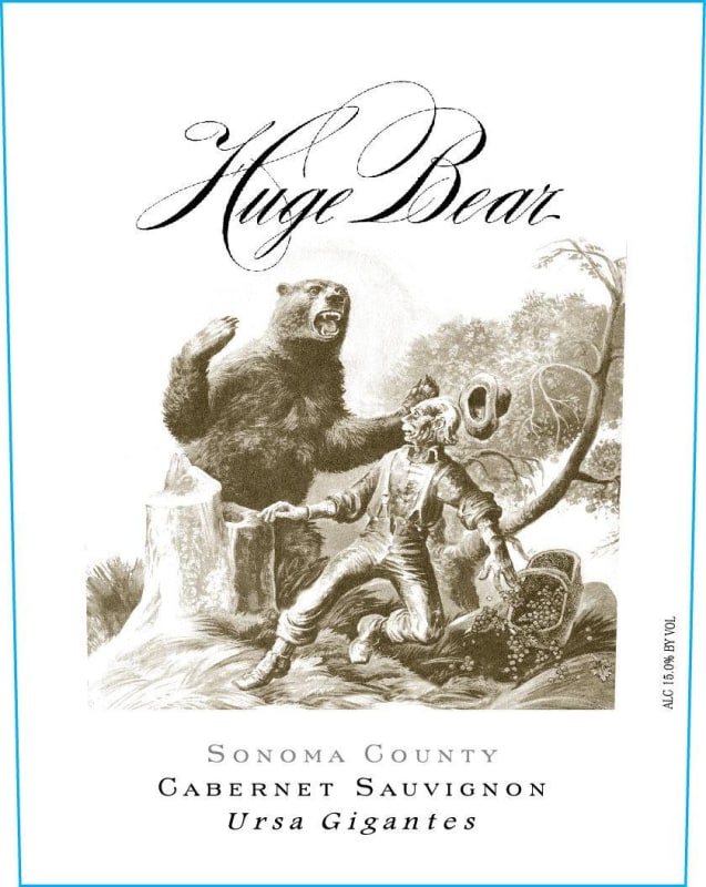 Huge Bear Ursa Gigantes Cabernet Sauvignon 2012 Front Label