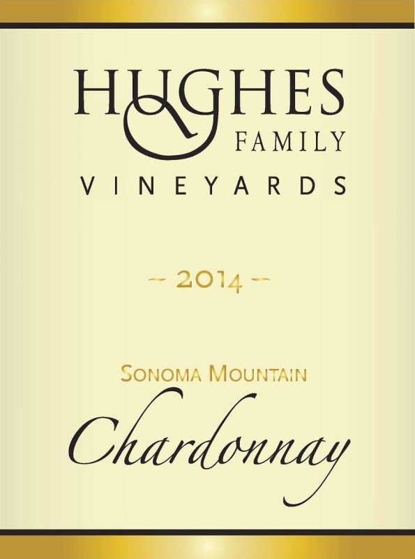 Hughes Family Vineyards Chardonnay 2014 Front Label