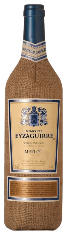 Vino de Eyzaguirre Merlot 2015 Front Bottle Shot