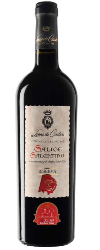 Leone de Castris Salice Salentino Riserva 2015 Front Bottle Shot