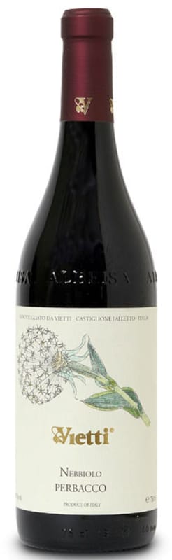 Vietti Perbacco Nebbiolo delle Langhe 2015 Front Bottle Shot