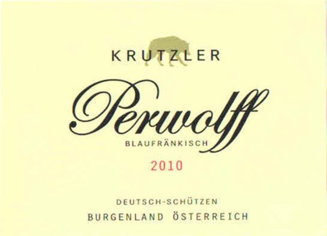 Weingut Krutzler Perwolff Blaufrankisch 2010 Front Label