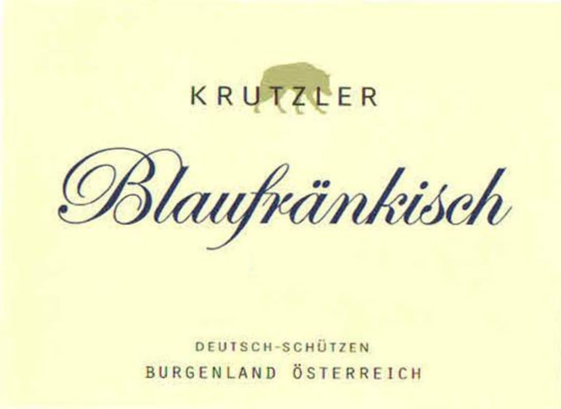 Weingut Krutzler Trocken Blaufrankisch 2015 Front Label