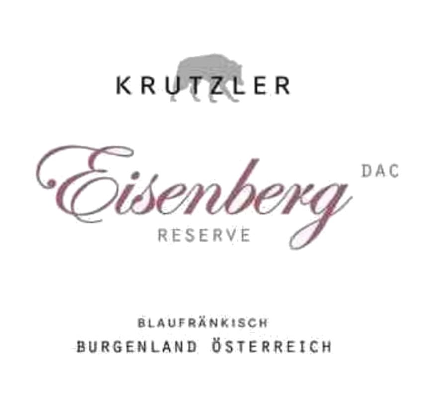 Weingut Krutzler Eisenberg Reserve 2013 Front Label