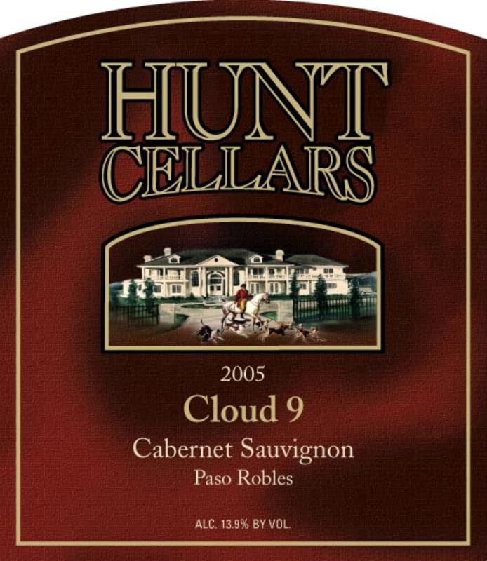 Hunt Cellars Cloud 9 Cabernet Sauvignon 2005 Front Label