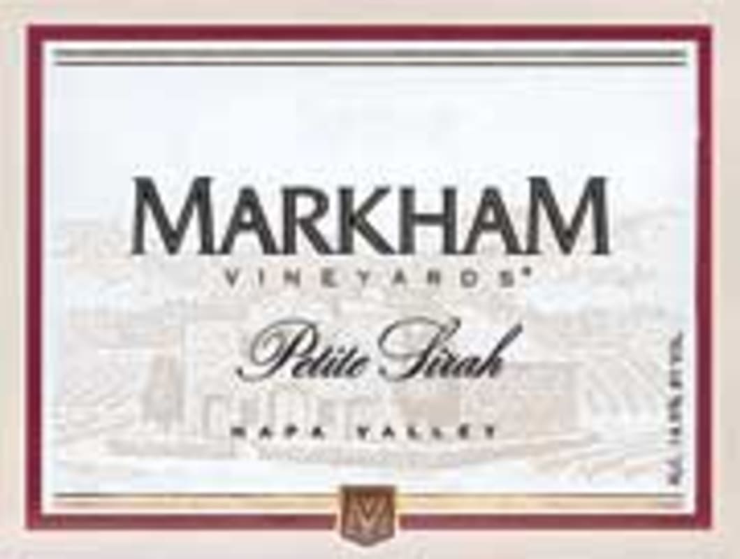 Markham Petite Sirah 1998 Front Label