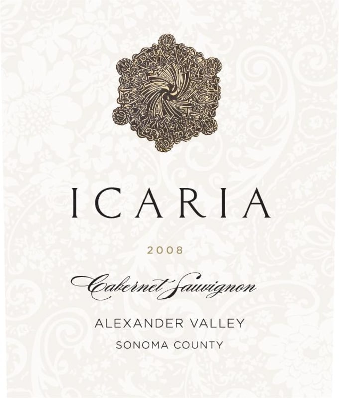 Icaria Creek Winery Cabernet Sauvignon 2008 Front Label