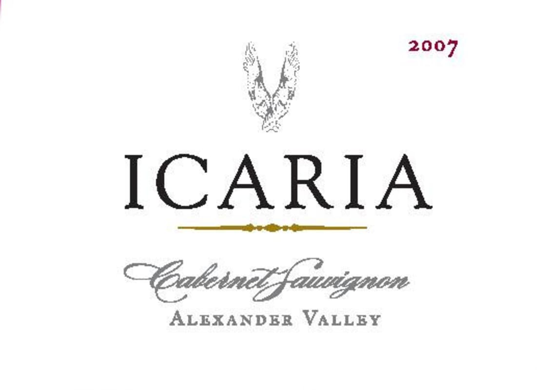 Icaria Creek Winery Cabernet Sauvignon 2007 Front Label