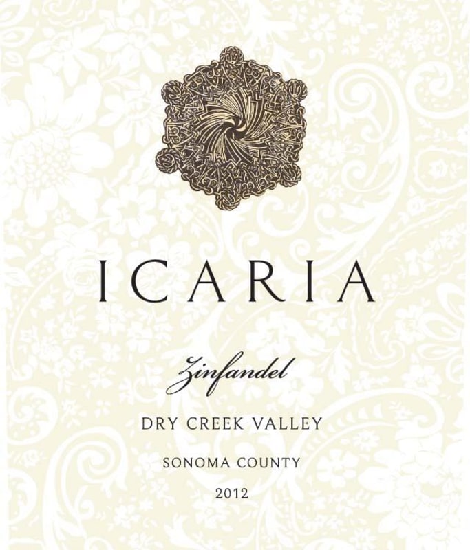 Icaria Creek Winery Zinfandel 2012 Front Label