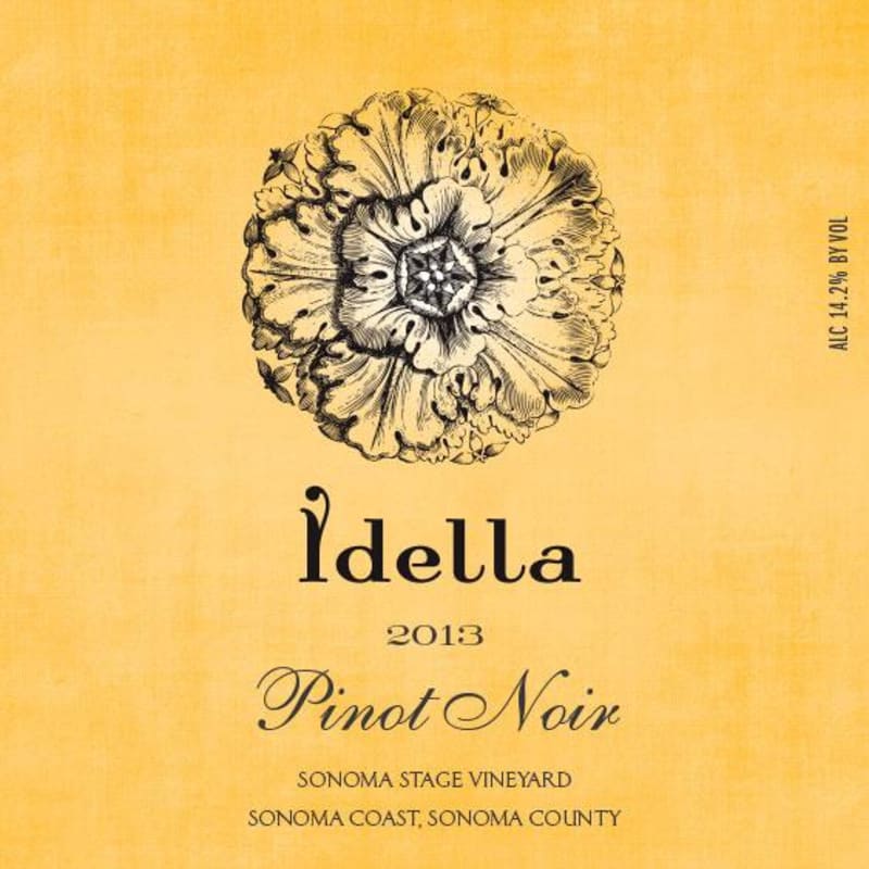 Idella Wines Stage Vineyard Pinot Noir 2013 Front Label