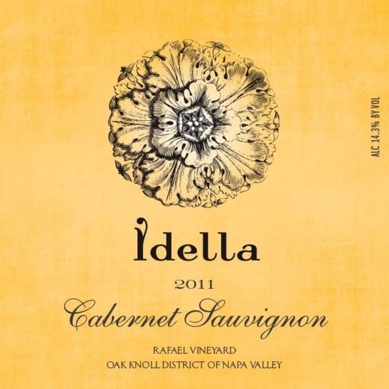 Idella Wines Rafael Vineyard Cabernet Sauvignon 2011 Front Label